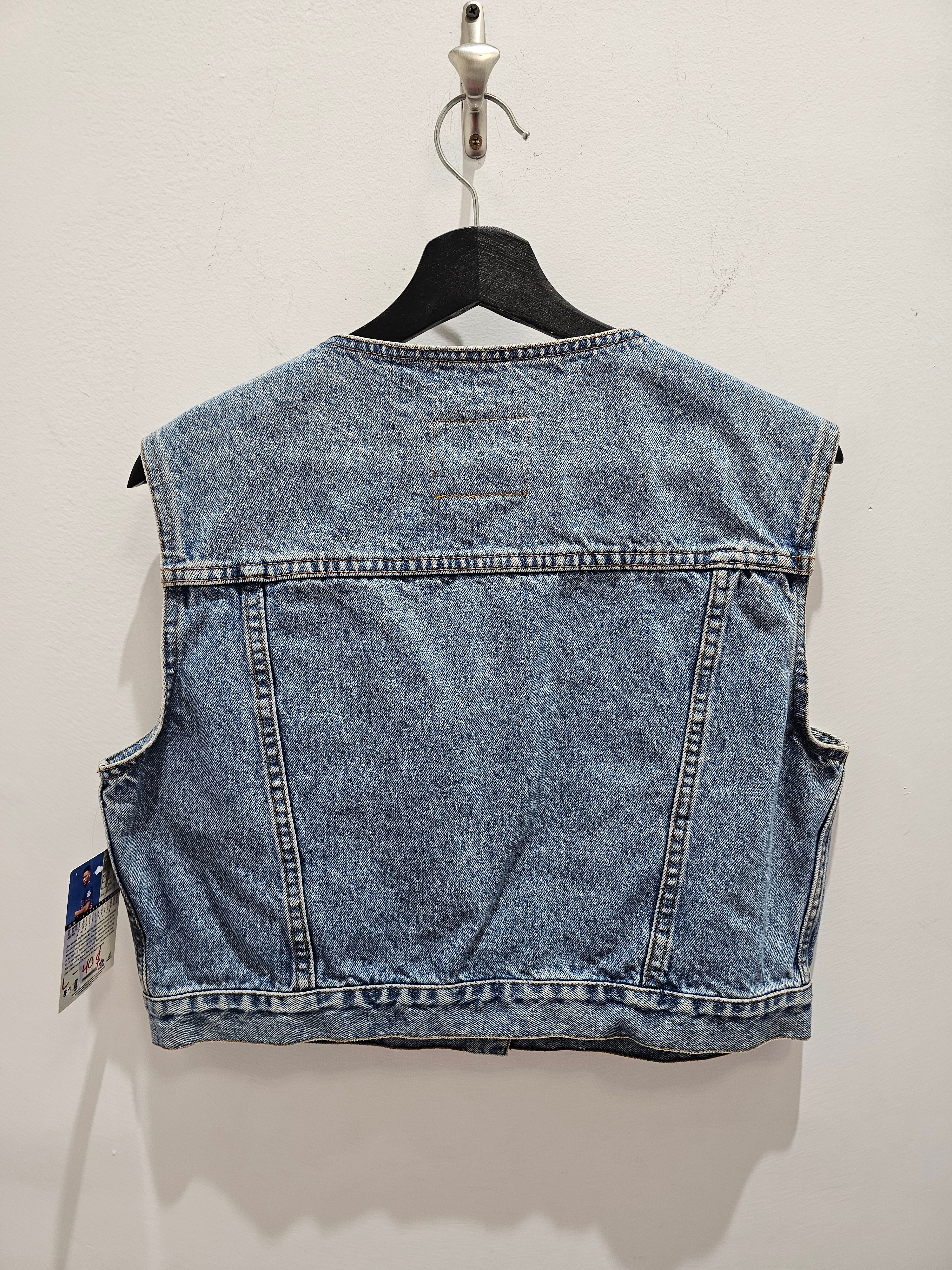 Levis silver tab womens cropped denim vest