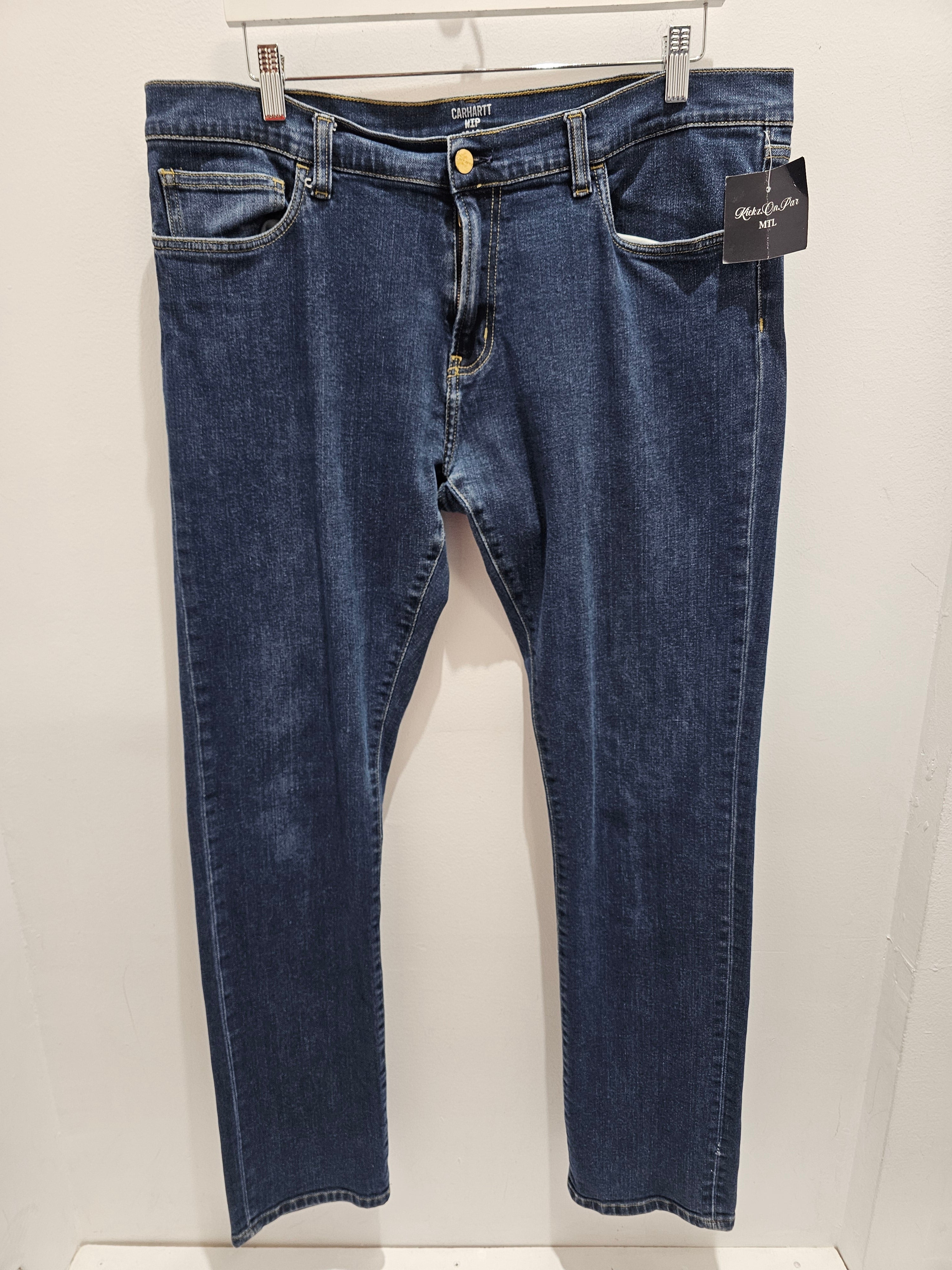 Carhartt wip rebellion dark blue denim pants