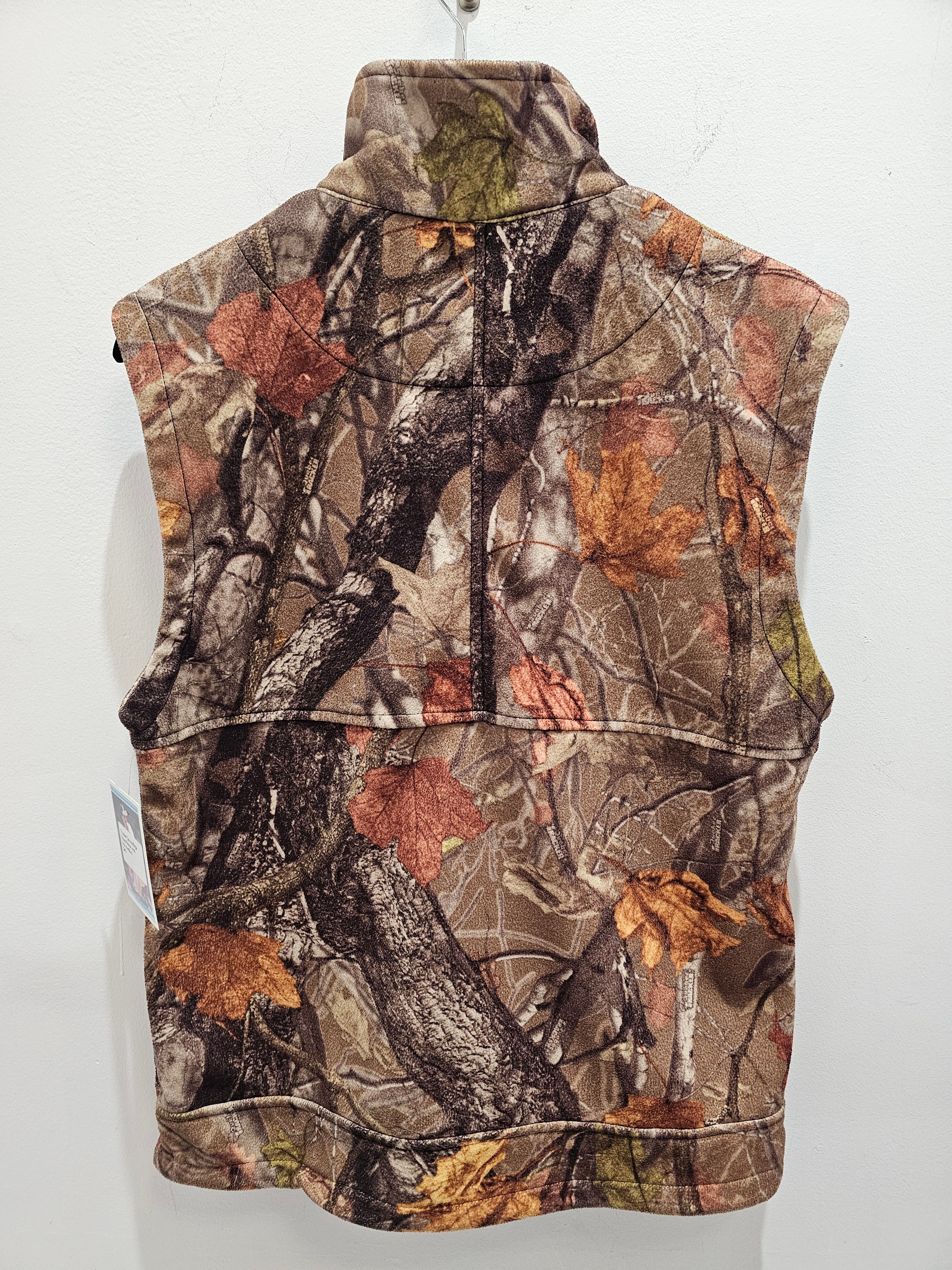 Tracker camouflage zipup fleece vest