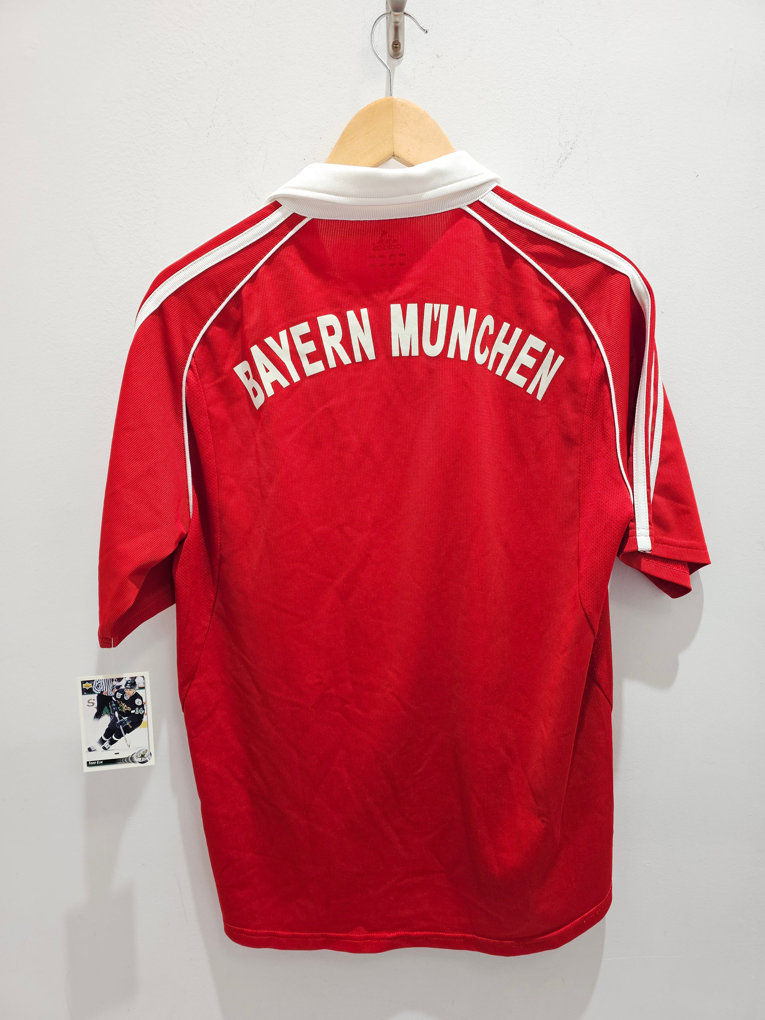 Adidas FC Bayern Munchen 06/07 home soccer polo jersey