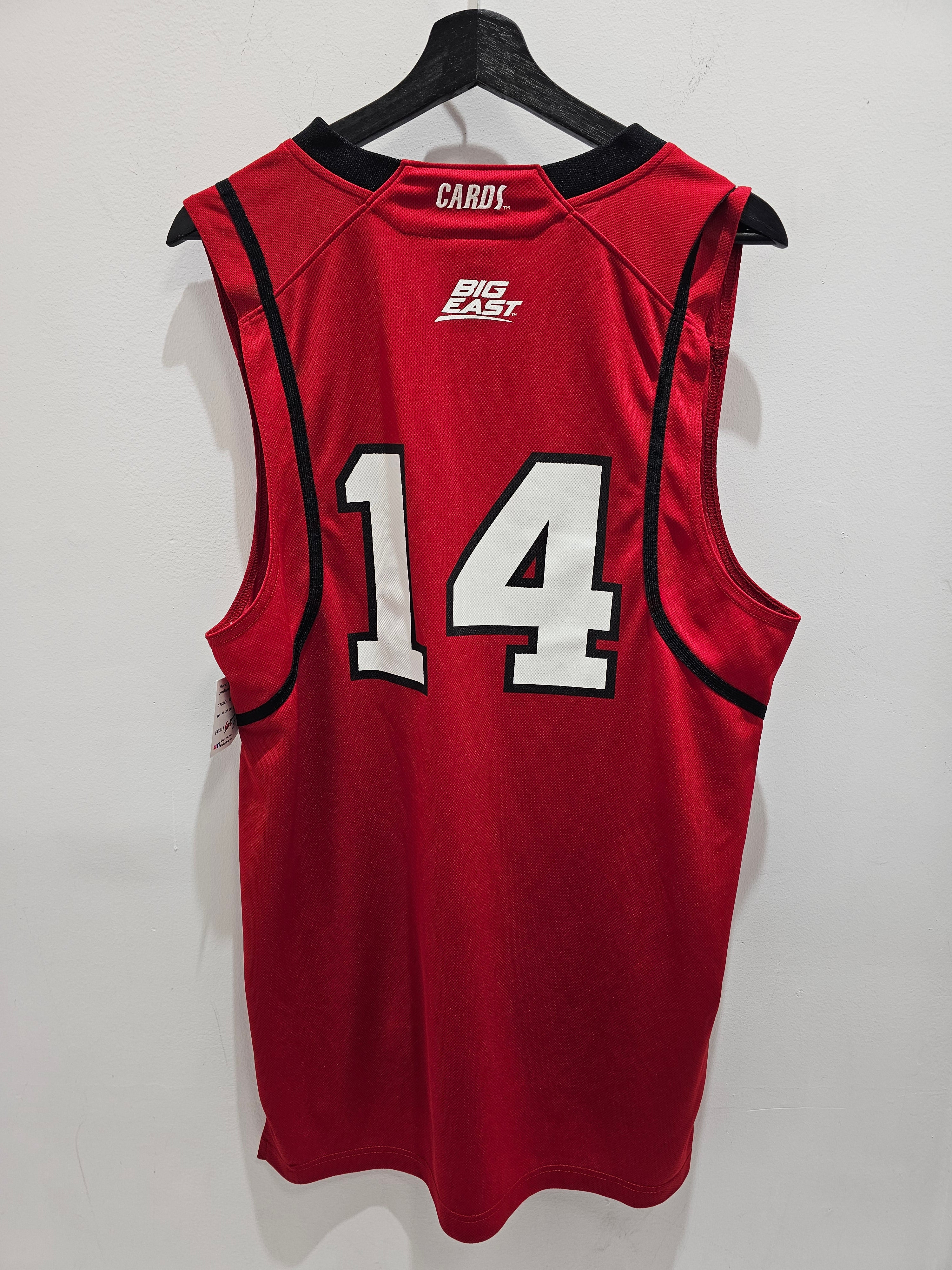 Adidas Louisville Cardinals #14 basketball 🏀 jersey