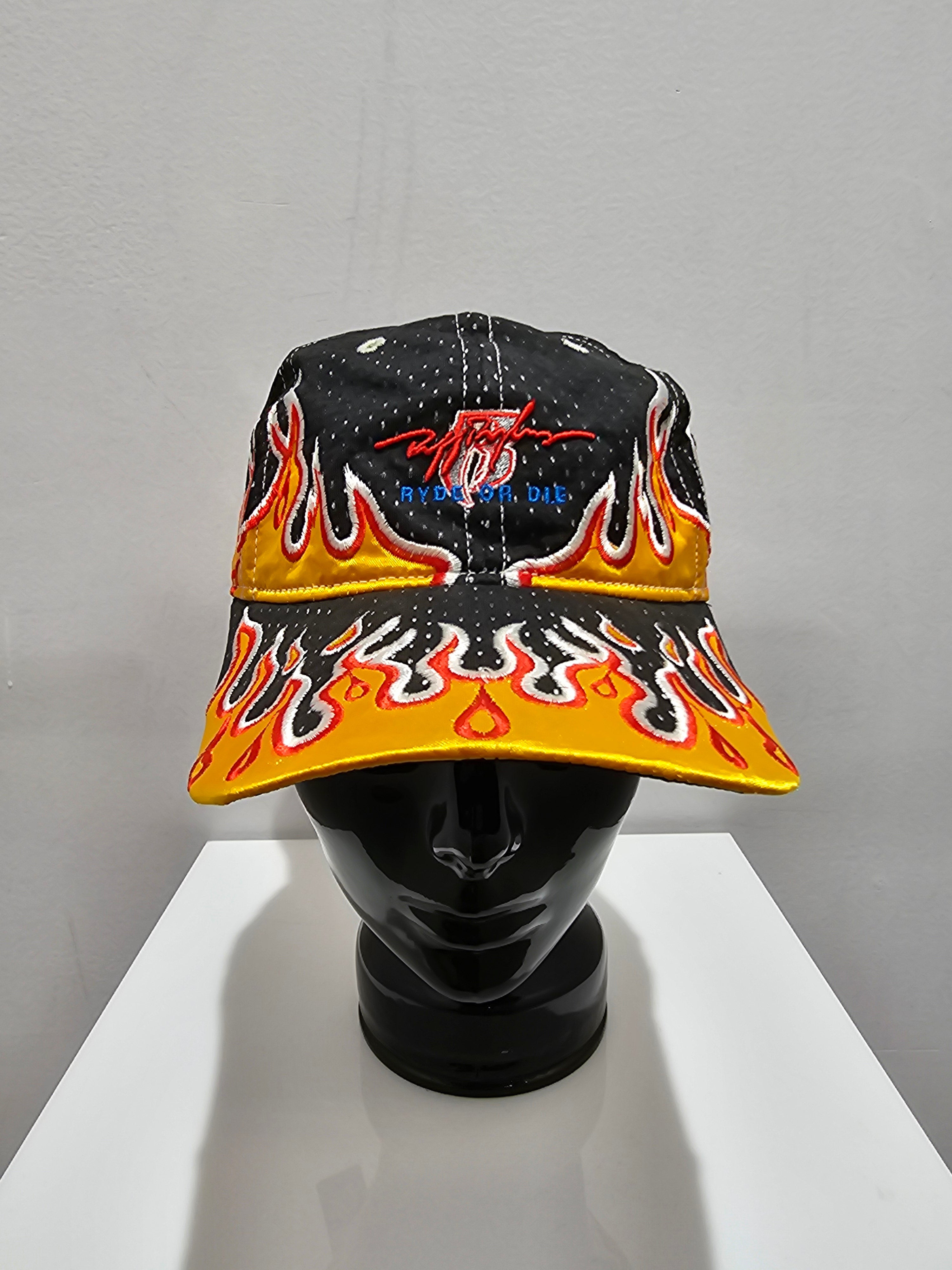 Vintage Ruff ryders ryde or die flame flexible hat