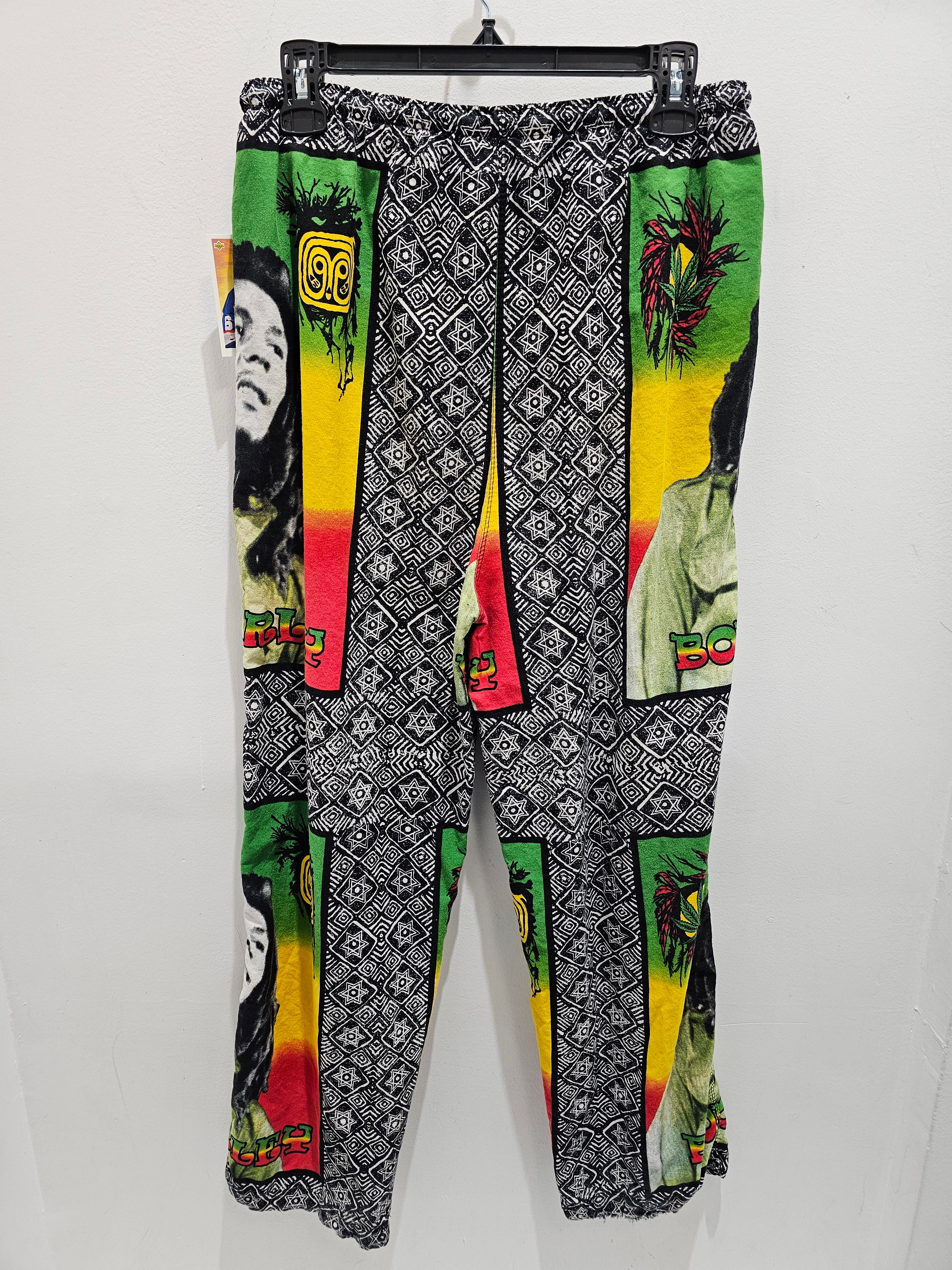 Bob Marley cuffed rasta harem pants