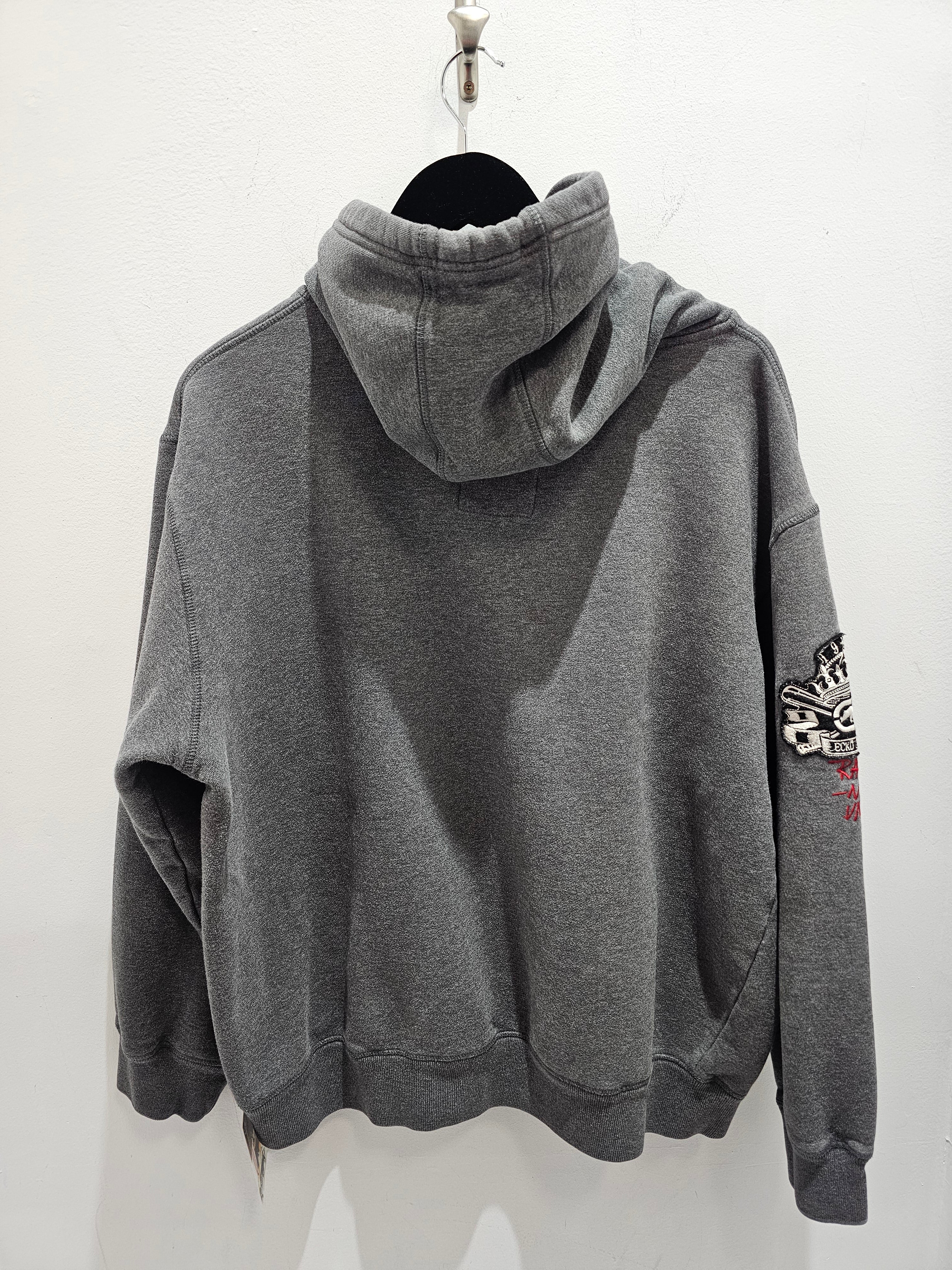 Ecko unlmtd rawthentic rhinestone grey pullover hoodie