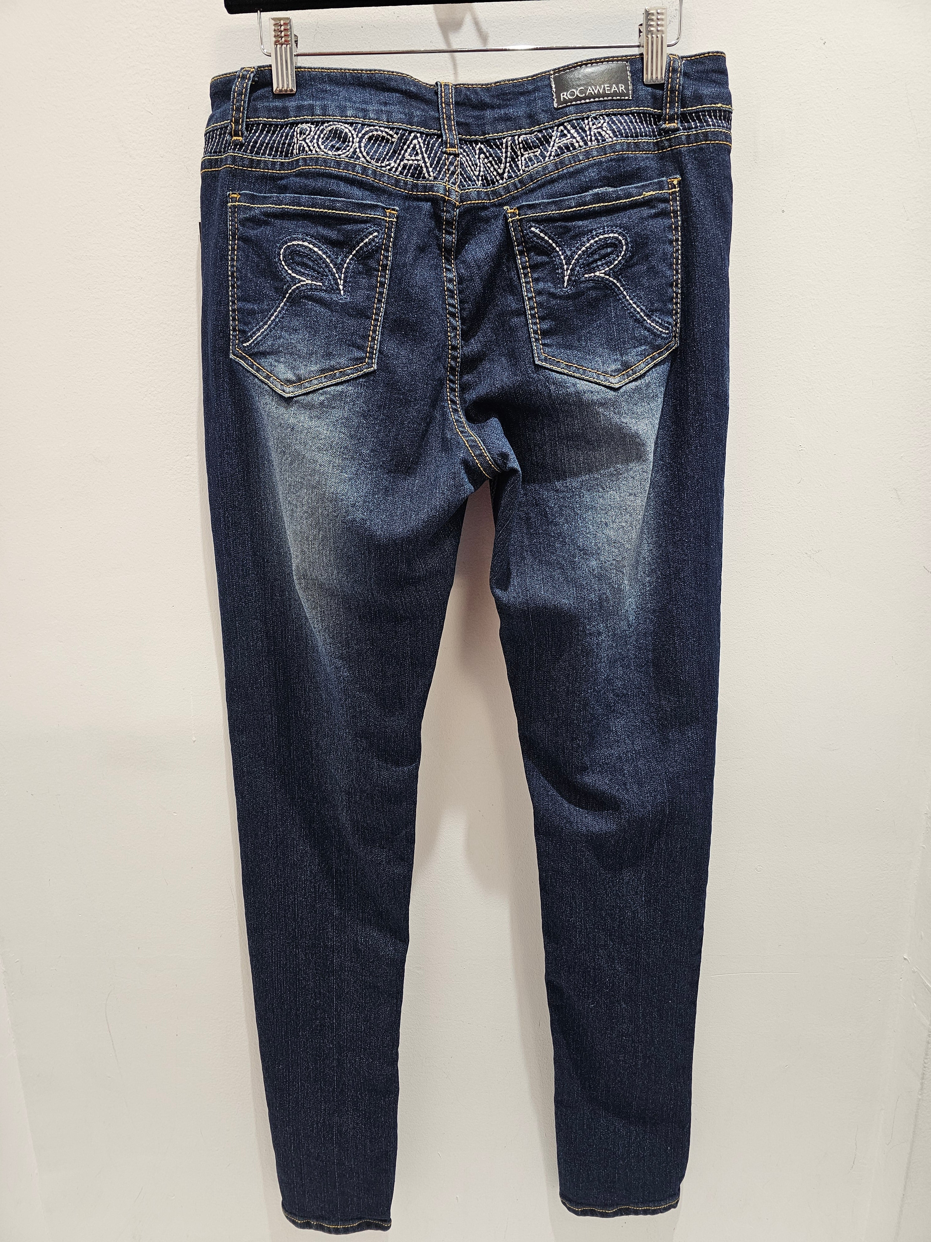 Y2k Rocawear womens dark wash denim pants