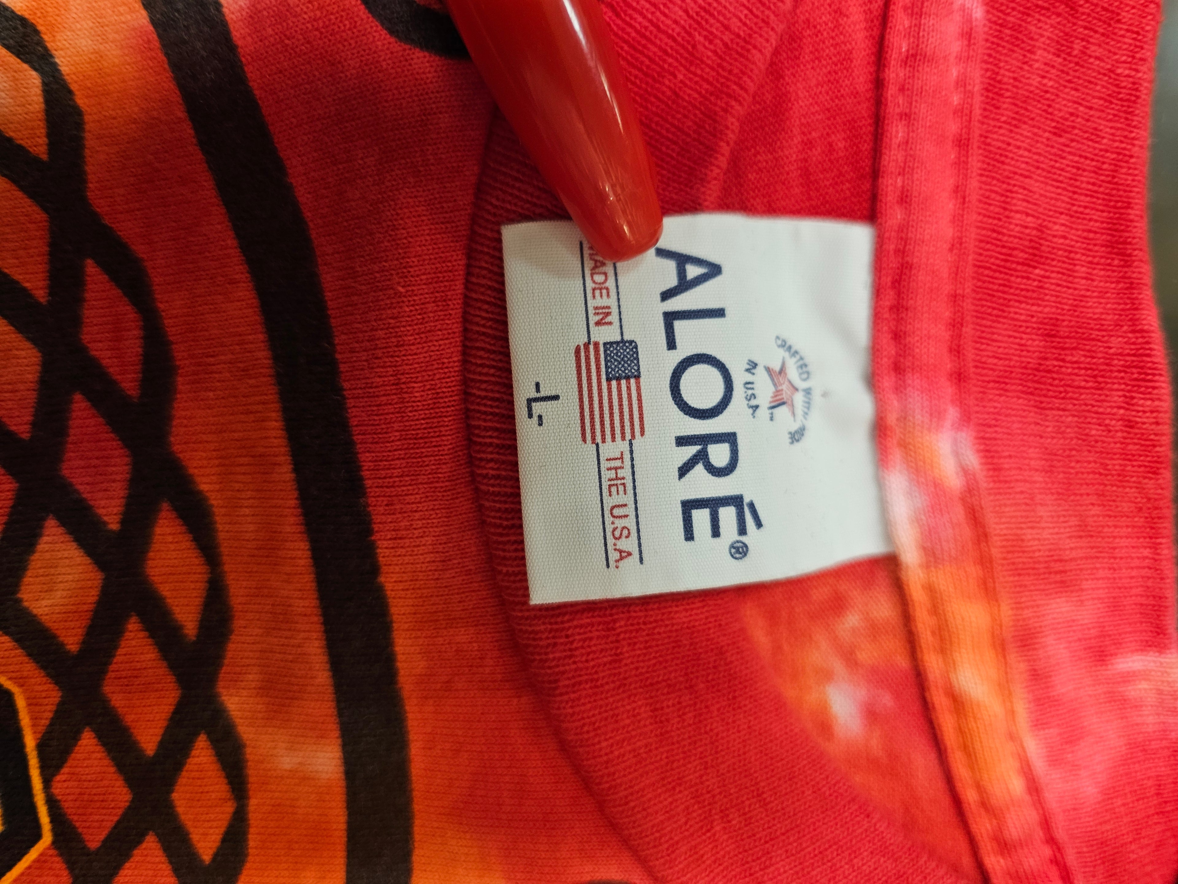 ACDC black ice 09' world tour tie dye tshirt