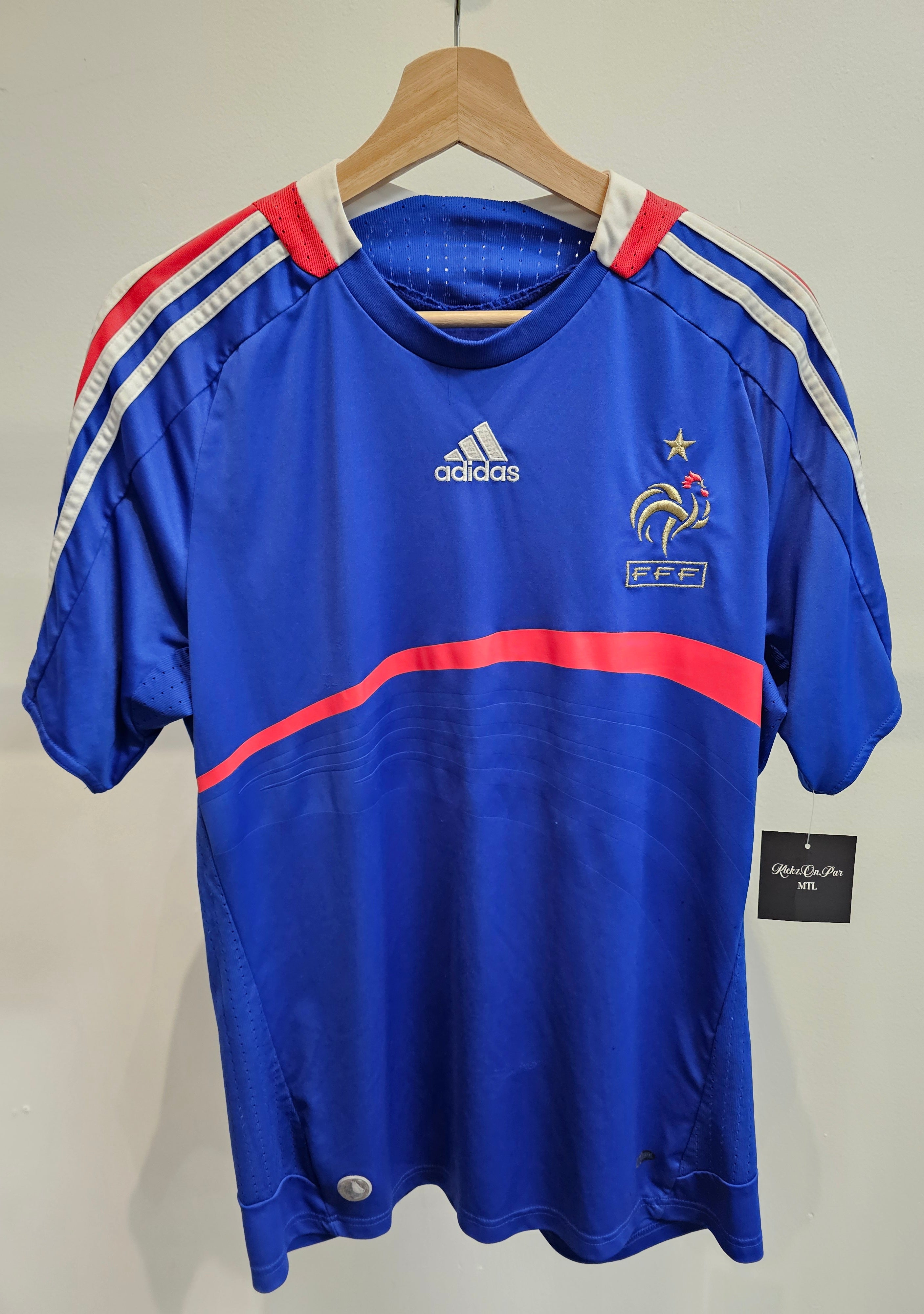 Adidas 07/08 France Home Soccer Jersey kit