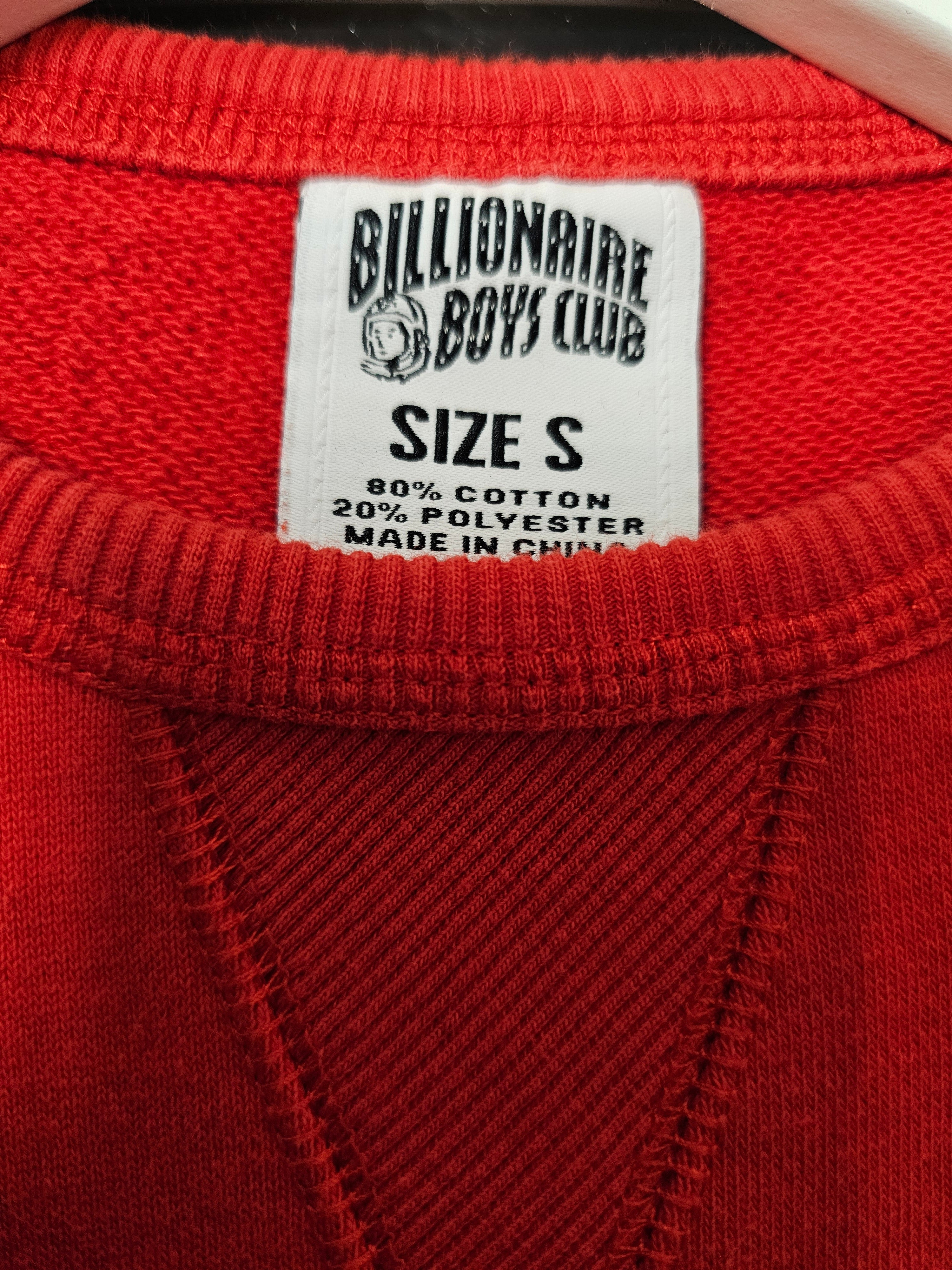 Billionaire Boys Club Apollo Hornet red pullover hoodie