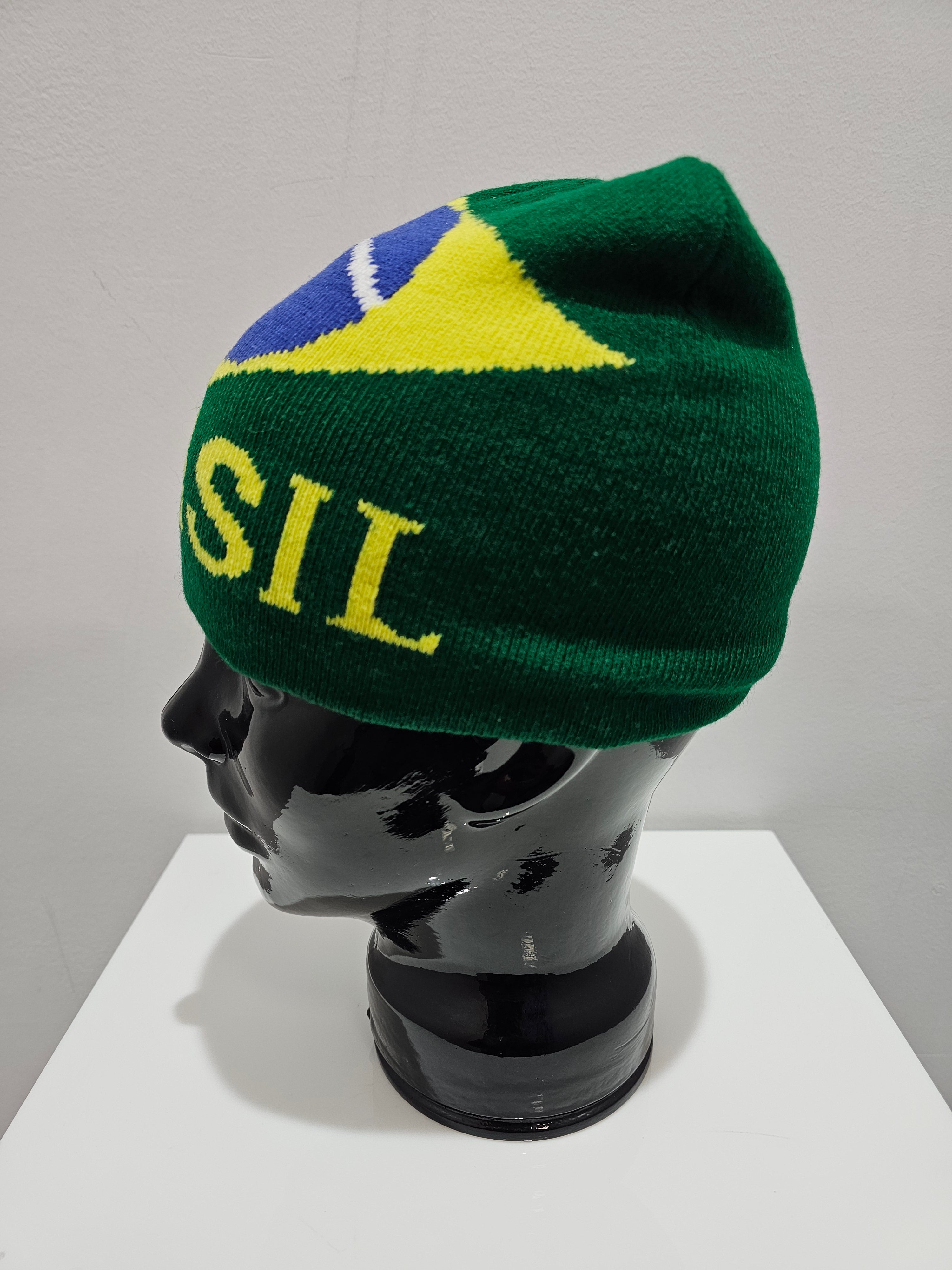 Brazil 🇧🇷 green knit beanie