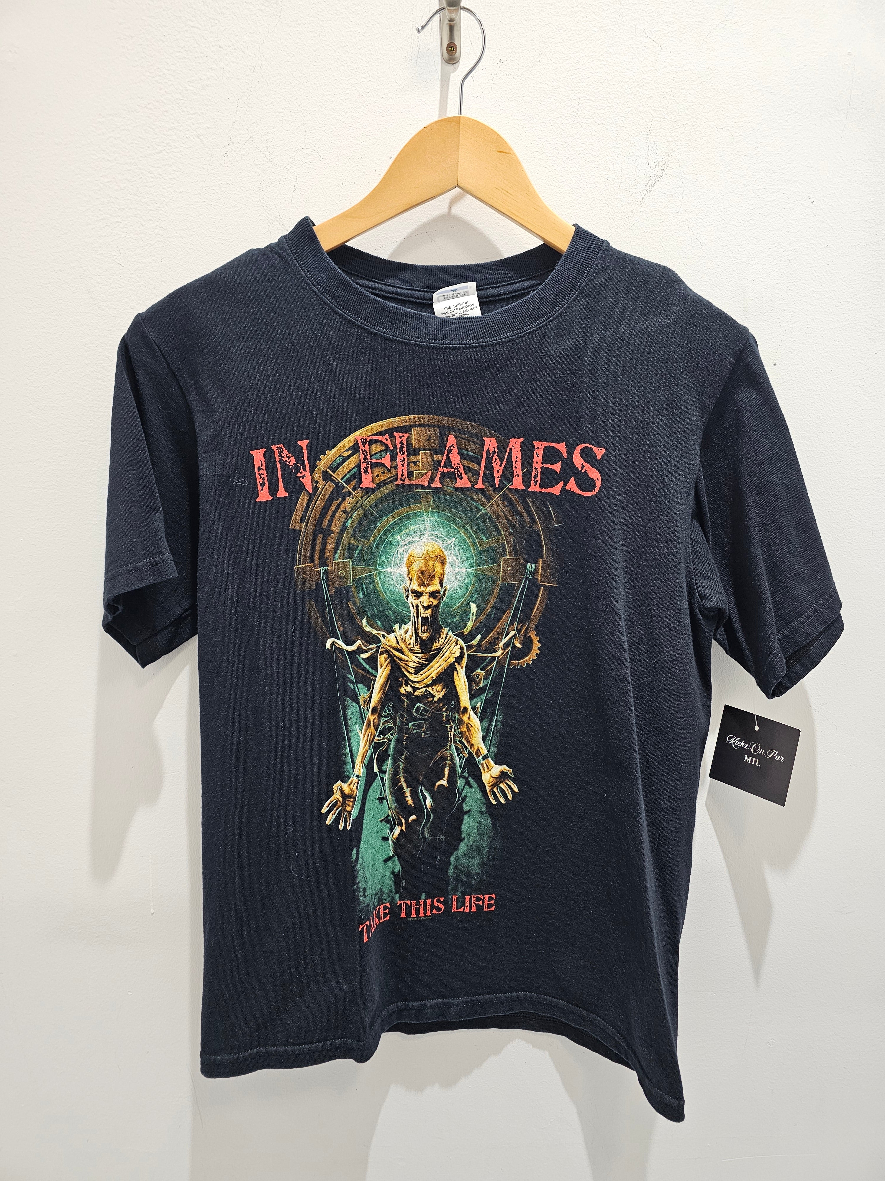 In flames take this life 06' concert tour black graphic tshirt