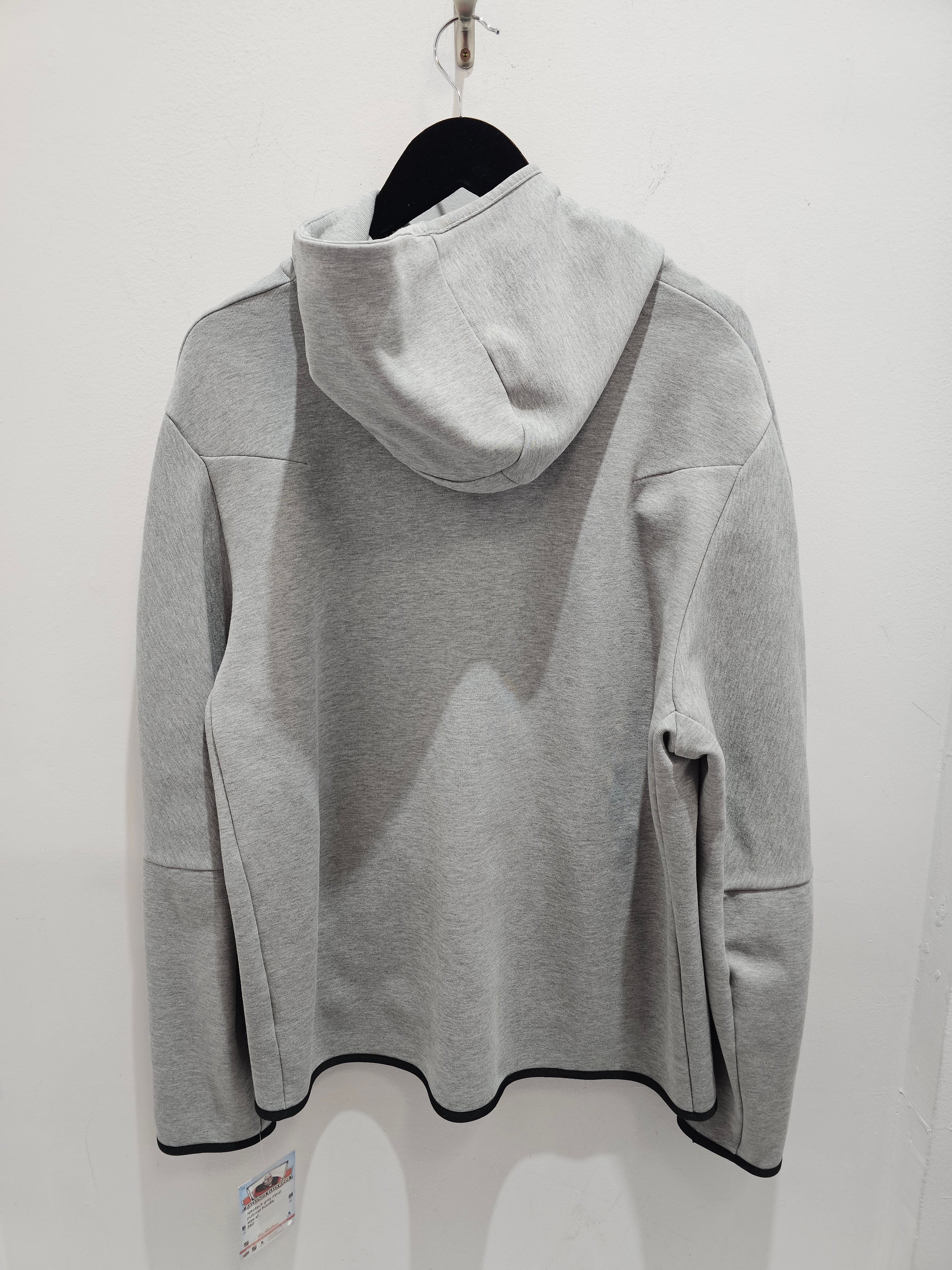 Nike tech grey fullzip pullover hoodie