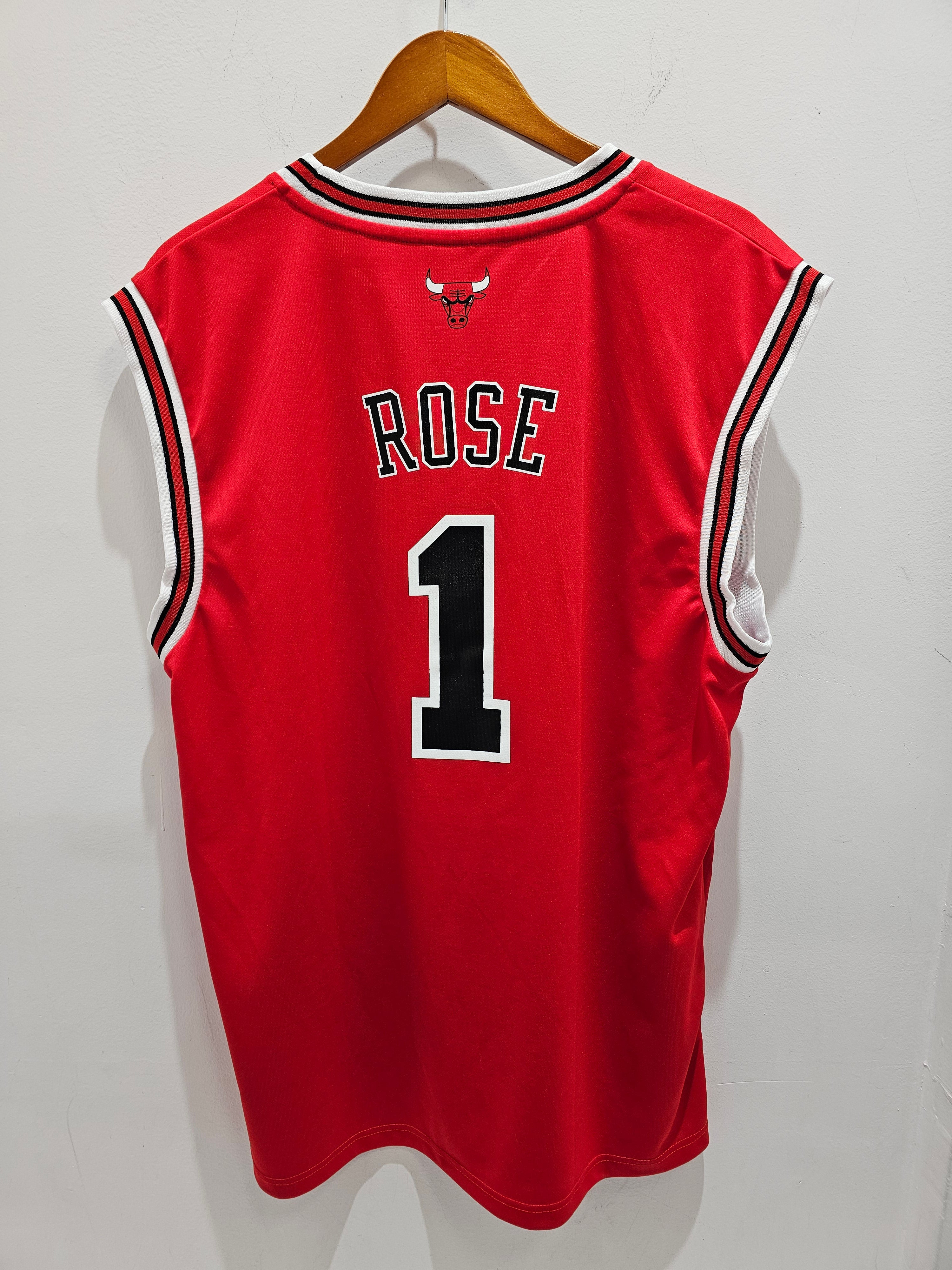 Adidas NBA Chicago Bulls 11' Derrick rose #1 basketball 🏀 jersey