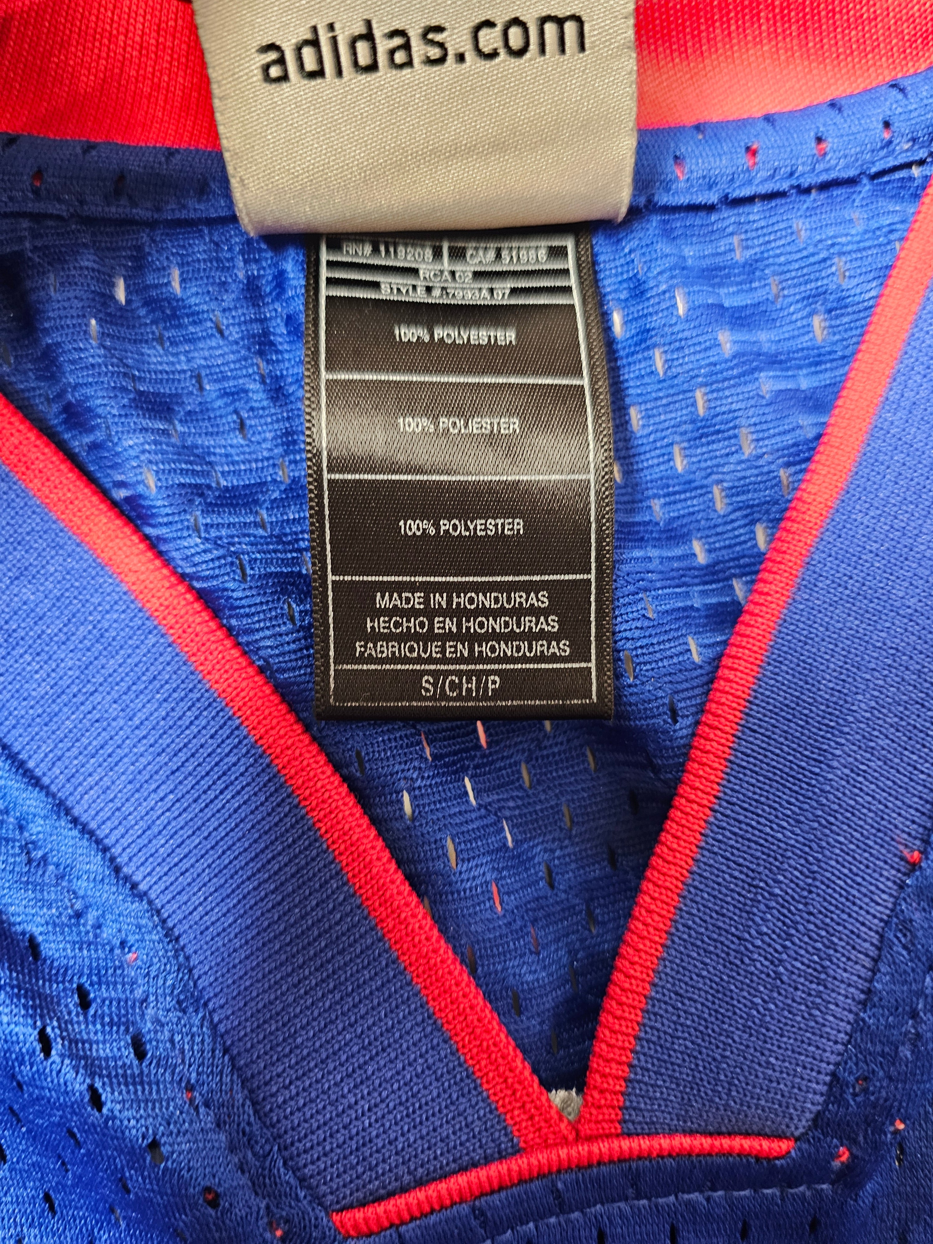 Adidas NBA Chauncey billups Detroit pistons #1 basketball 🏀 jersey