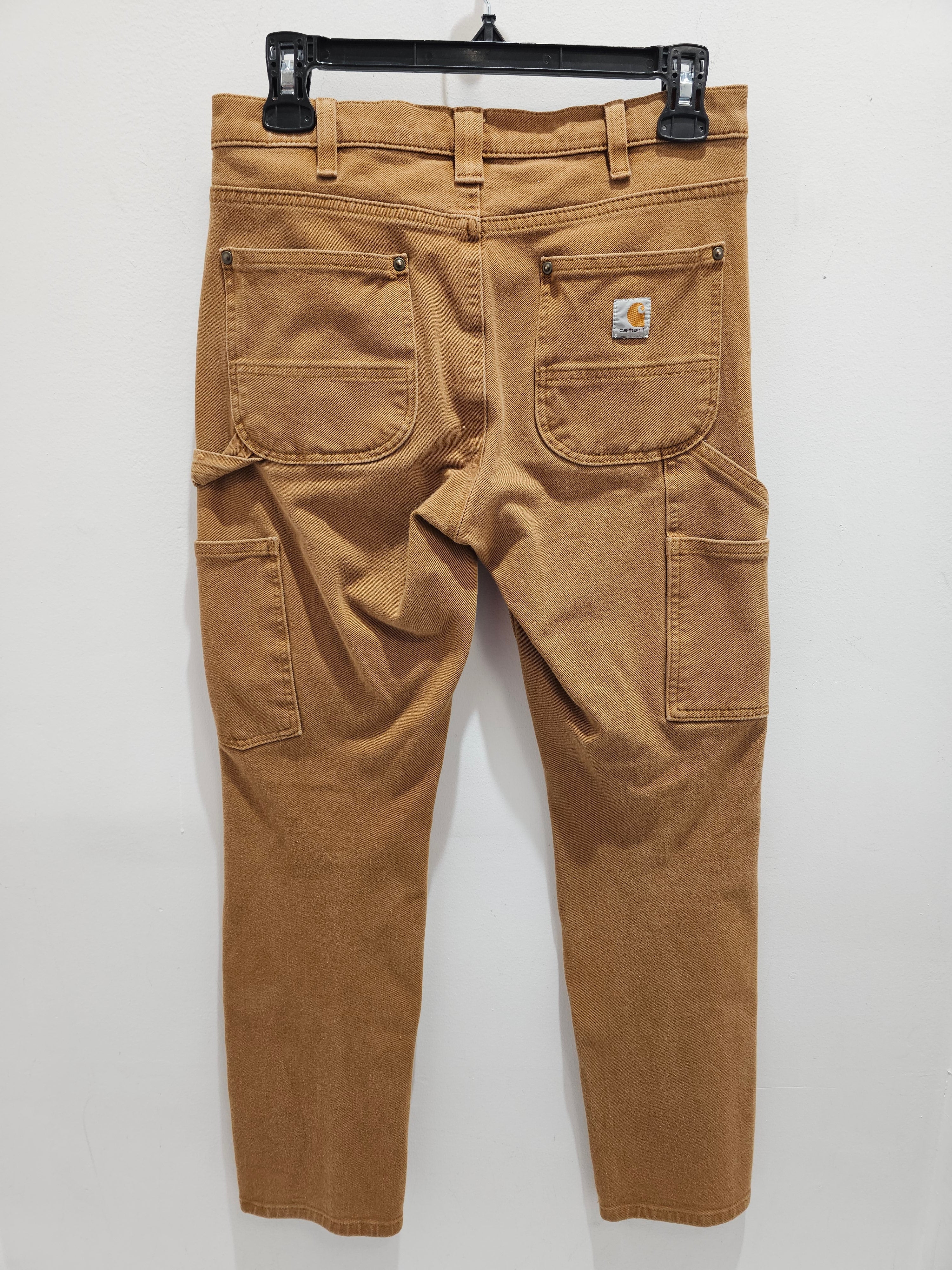 Carhartt womens double knee brown carpenter pants