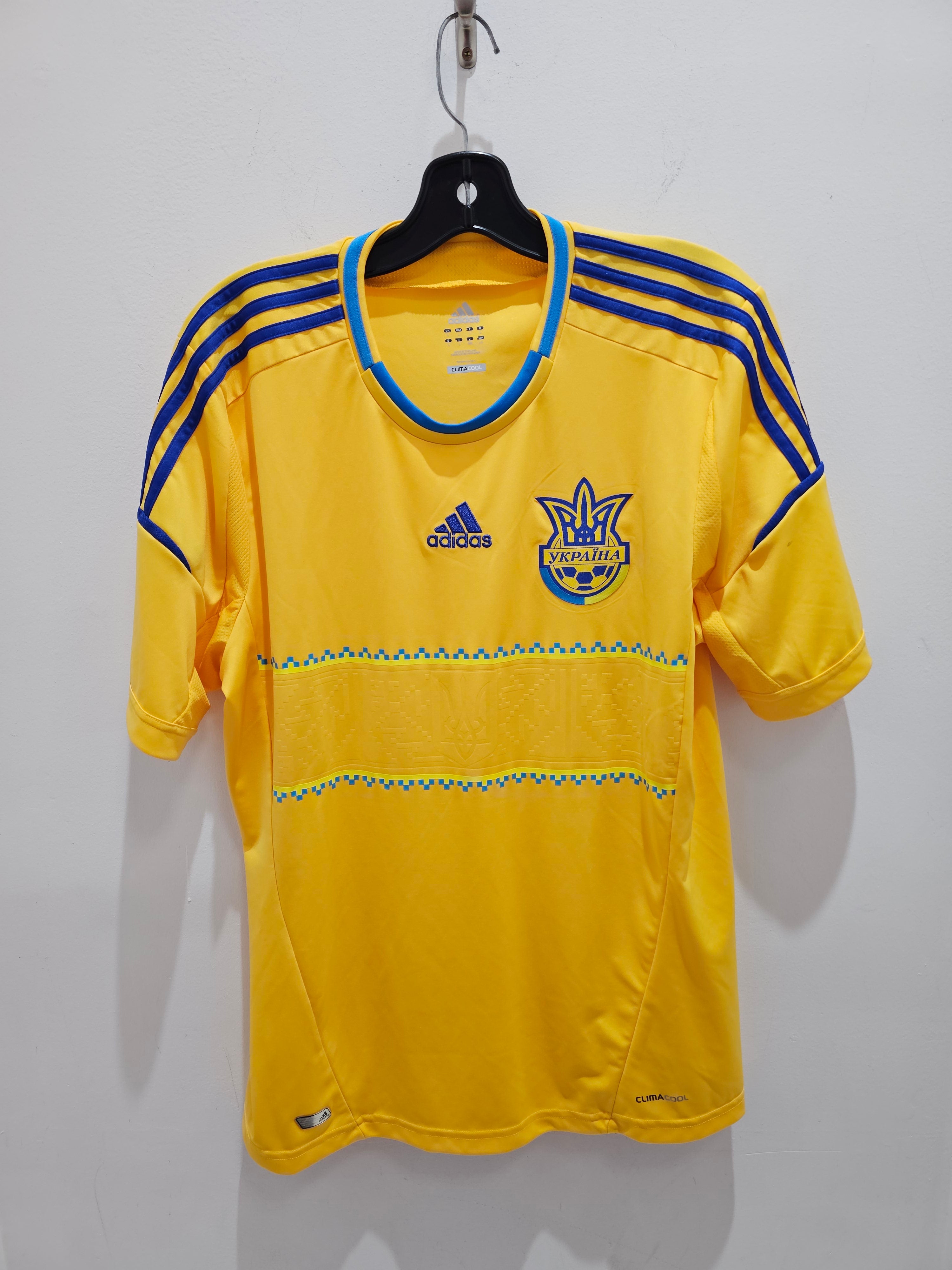 Adidas climacool Ukrain 12-13' home Soccer ⚽️ jersey