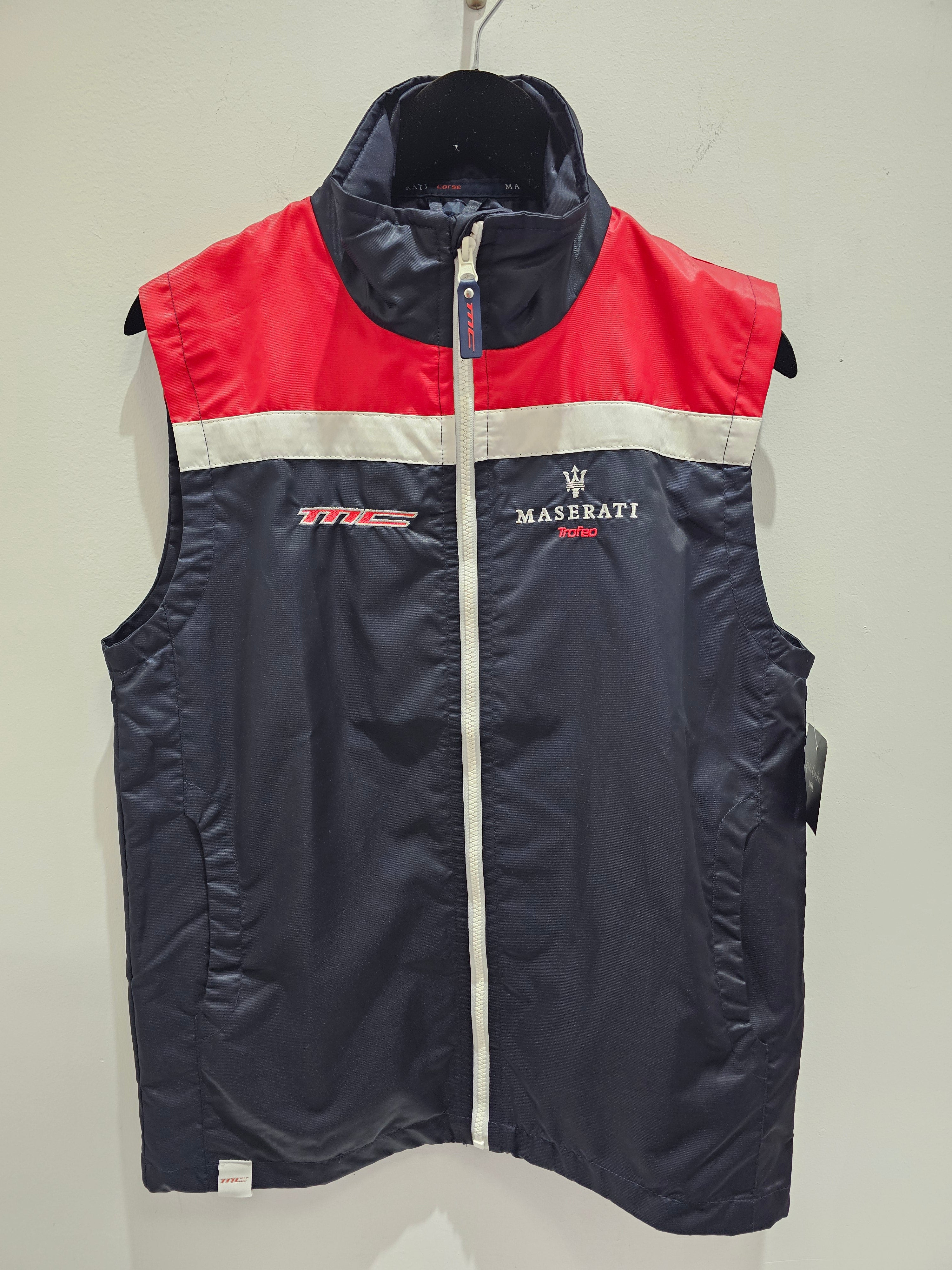 Maserati corse zipup windbreaker vest
