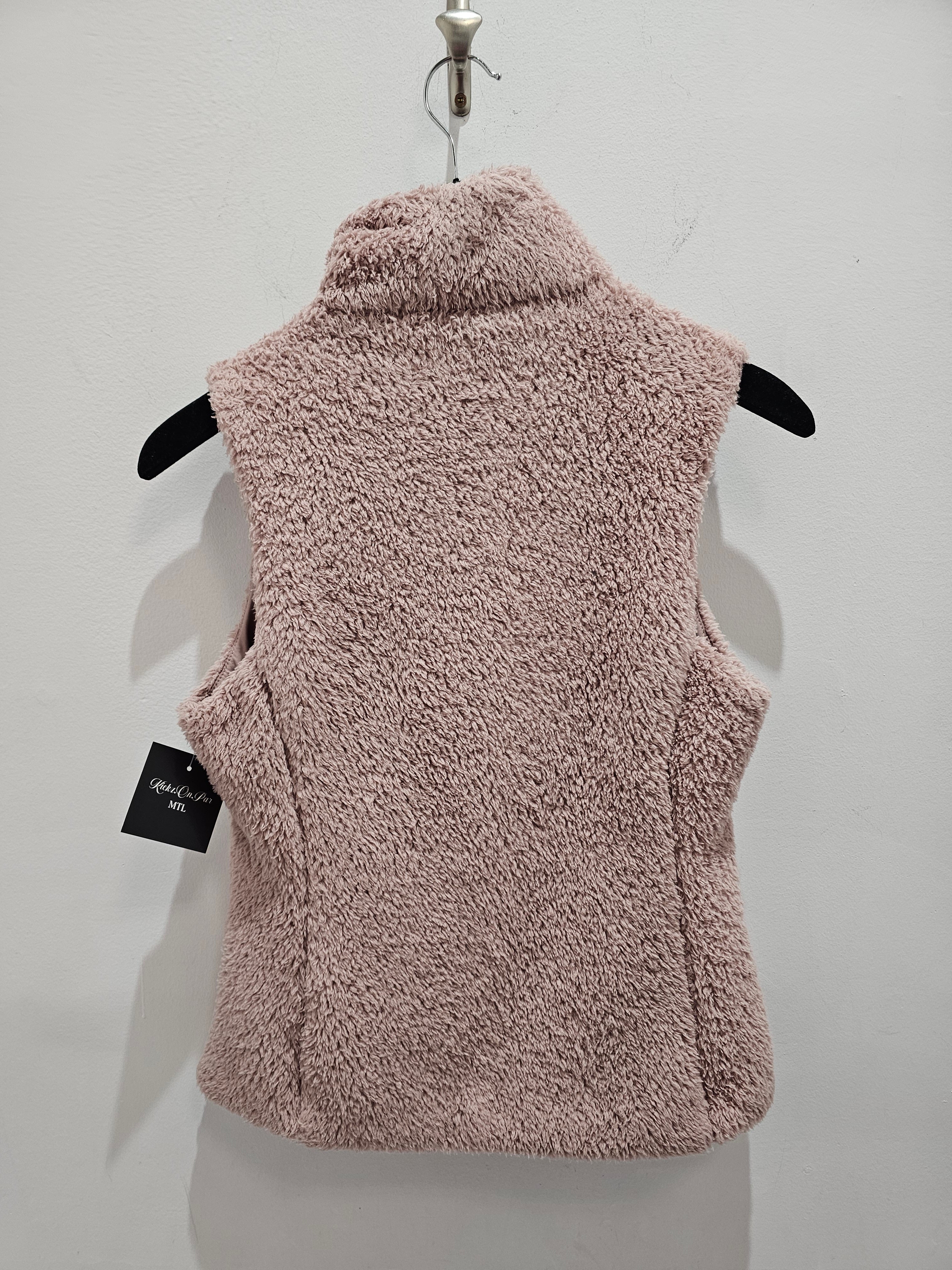 Patagonia womens los gatos high pile fleece zipup pink vest