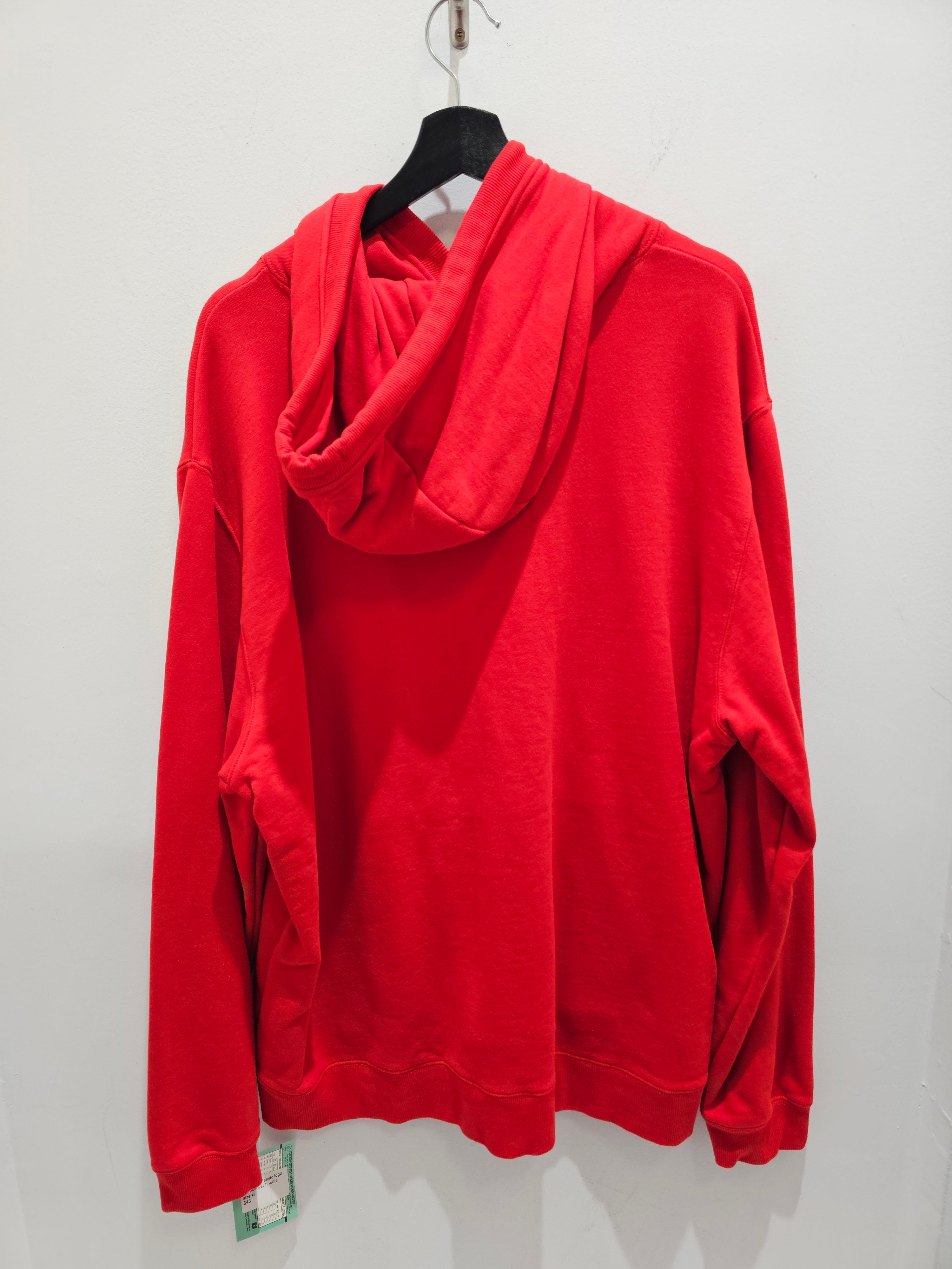 Fubu Retro classic logo red pullover hoodie