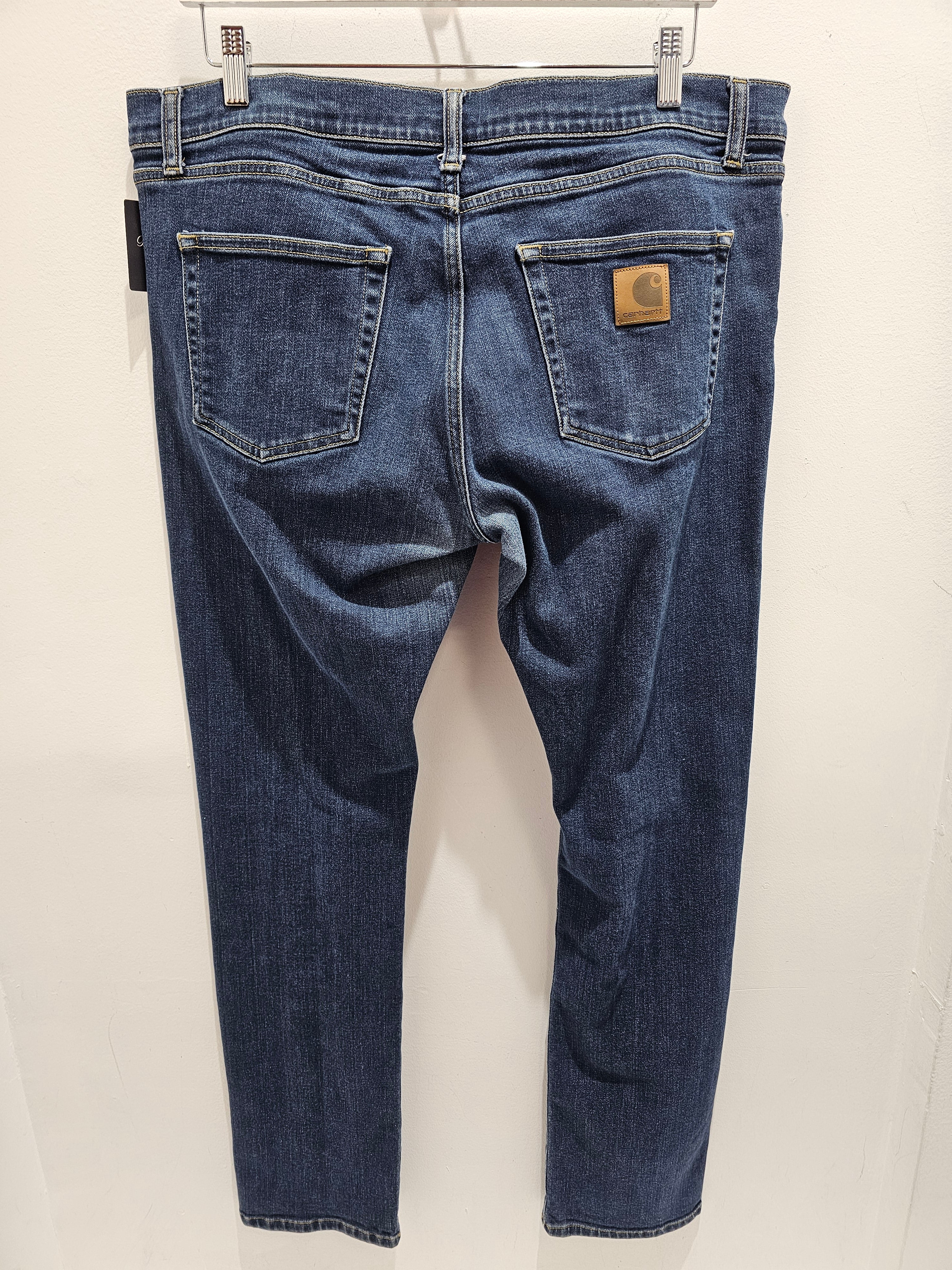 Carhartt wip rebellion dark blue denim pants