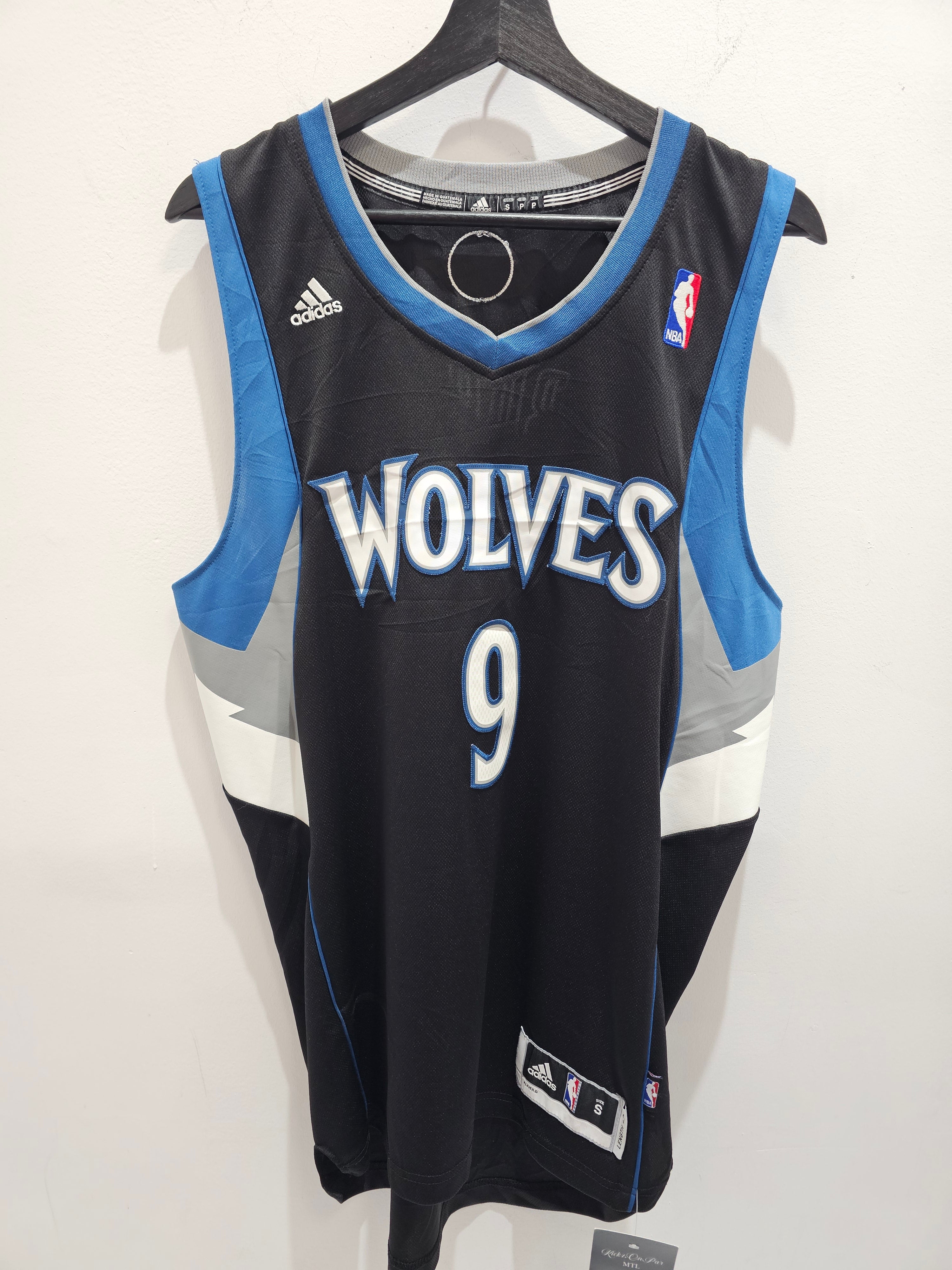 Adidas NBA Minnesota Timberwolves Ricky Rubio #9 basketball 🏀 jersey