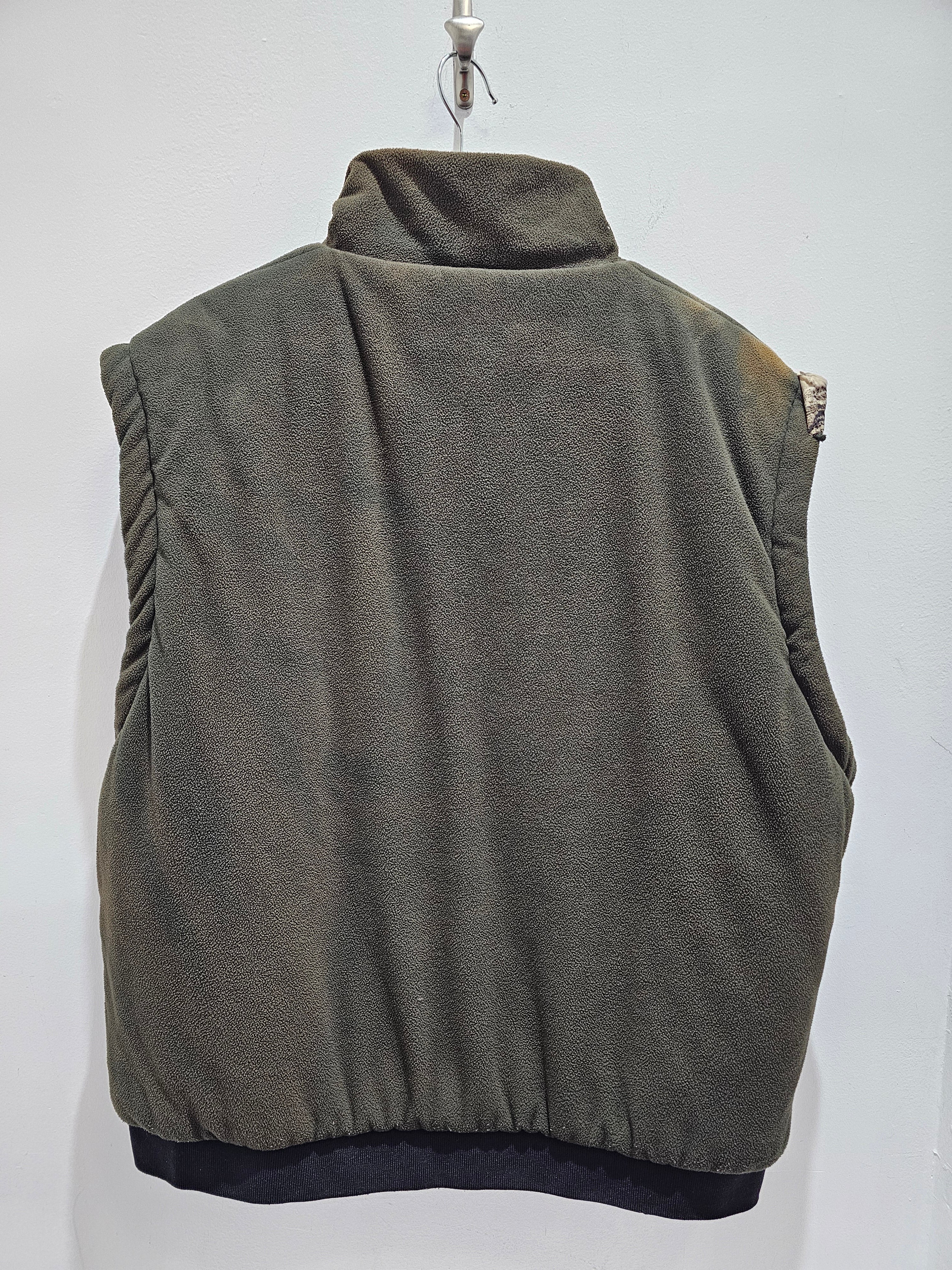 Realtree Remington reversible fleece windbreaker zipup vest